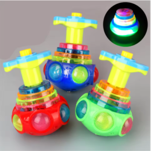 LED Music Spin Top Lattu for Kids